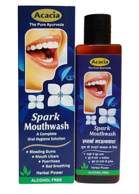 Liquid Acacia Spark Mouthwash 200ml, 100 ml at Rs 130/bottle in ...