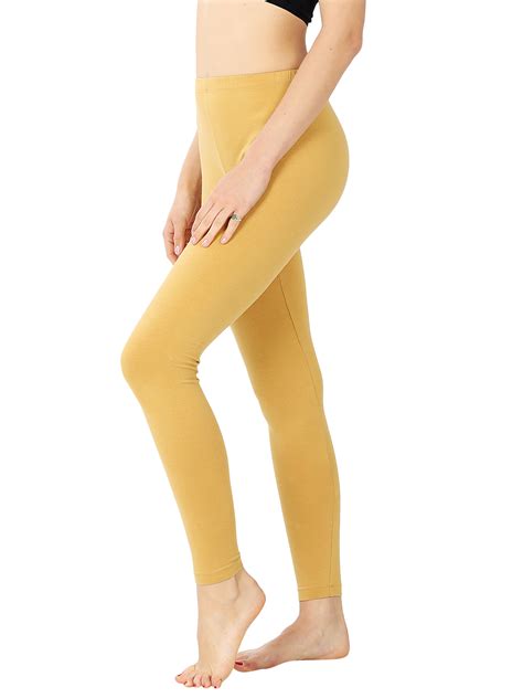 Zenana Plus Size Premium Cotton High Waist Full Ankle Length Leggings