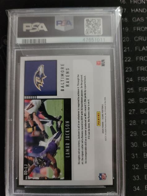 2020 Score - Deep Dive #DD-LJ Lamar Jackson for sale online | eBay