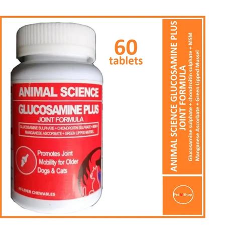 Animal Science Glucosamine Plus Joint Formula For Pet Dogs Lazada Ph