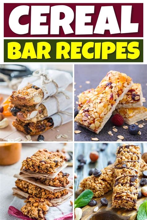 25 Easy Cereal Bar Recipes For Snacking - Insanely Good