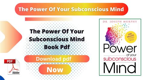 The Power Of Your Subconscious Mind Book Pdf The Power Of Your