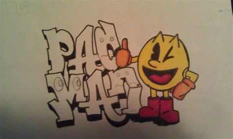 Pac Man Doodle Art