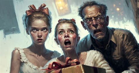 I Wondered How Painter Norman Rockwell Would Portray Christmas Zombies