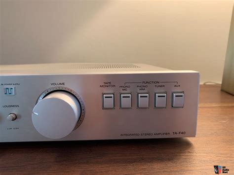 Vintage Sony Integrated Stereo Amplifier Ta F Fully Restored