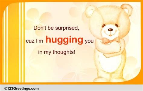 Hugging You In My Thoughts Free Hug Week Ecards Greeting Cards 123