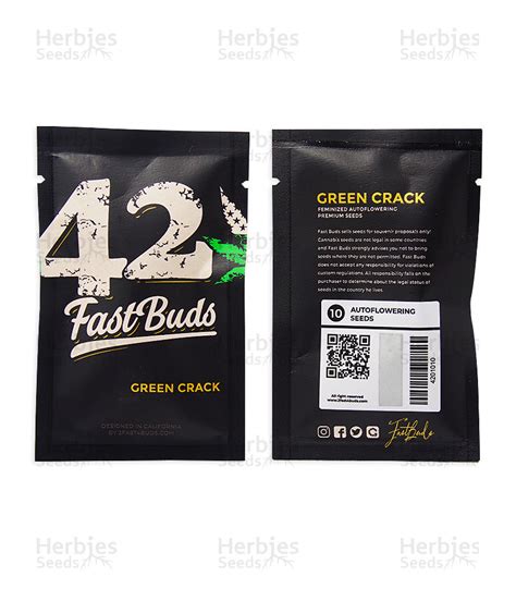 Buy Green Crack Auto Feminized Seeds By Fast Buds Herbies Seeds