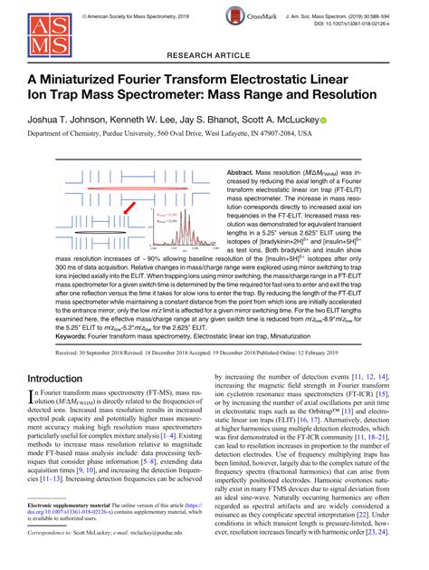 A Miniaturized Fourier Transform Electrostatic Linear Ion Trap Mass