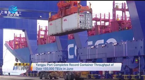 Yangpu Port Completes Record Container Throughput Of Over 150000 Teus