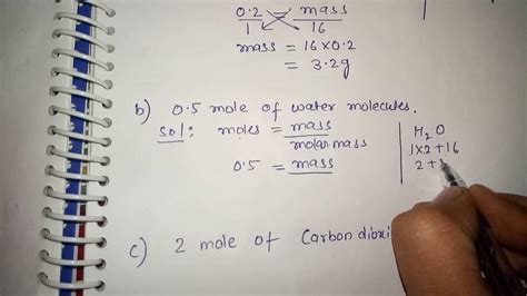 Mole Concept Practice Questions