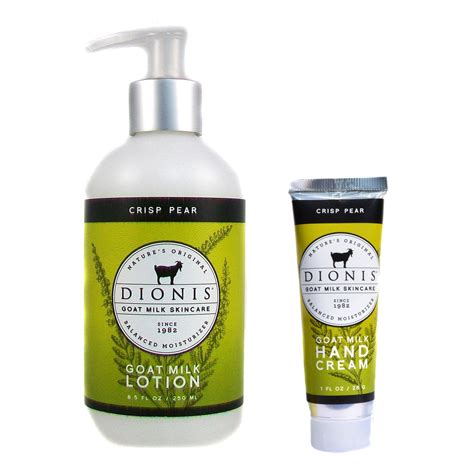 Dionis Goat Milk Body Lotion And Hand Cream T Set Crisp Pear 2