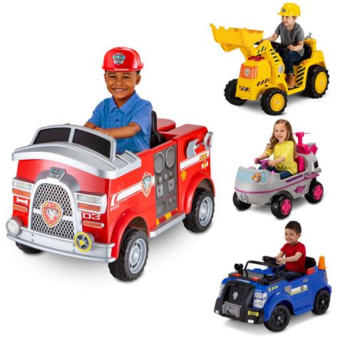 Nickelodeon S Paw Patrol Marshall Rescue Fire Truck Ride On Toy By