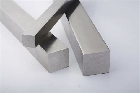 Silver Stainless Steel Square Bar For Construction Size Mm