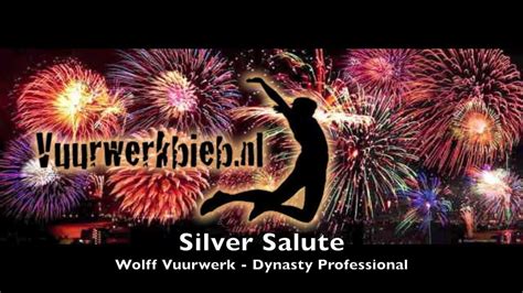 Silver Salute Wolff Vuurwerk Dynasty Professional Vuurwerkbieb