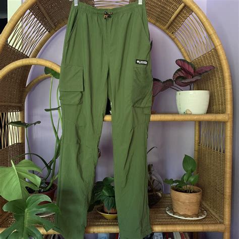 Us Small Green Columbia Hiking Pants Depop