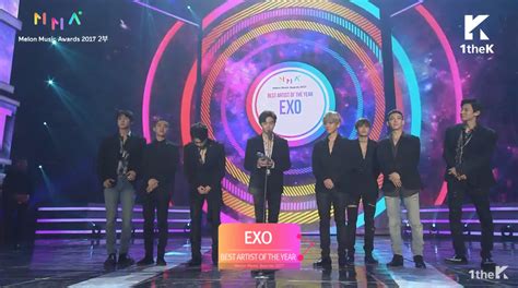 EXO Wins Best Artist Of The Year At The 2017 Melon Music Awards, Total ...