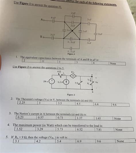 Solved Use Figure 1 To Answer The Question 1 Use Figure 2