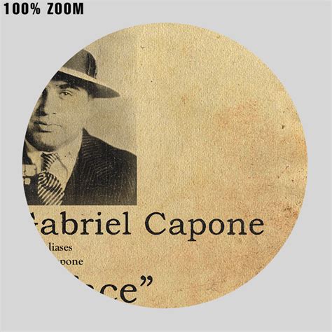 Printable Al Capone Scarface vintage Wanted poster