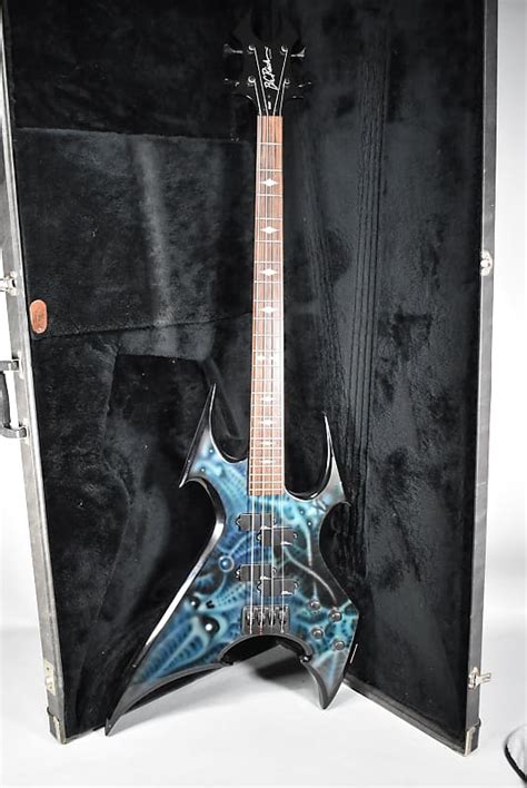 Bc Rich Beast Custom Painted Bass Guitar Wohsc Reverb