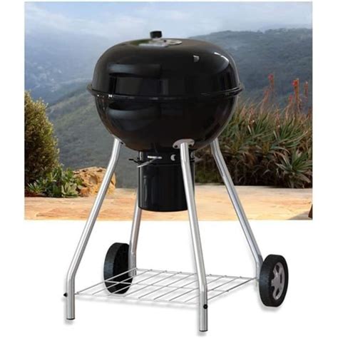 BARBECUE Barbecue grill Cuisinière BBQ quatre pieds avec poulie BBQ