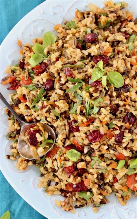 Thanksgiving Wild Rice Pilaf Recipe • Veggie Society