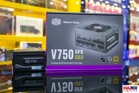 NGUỒN MÁY TÍNH COOLER MASTER 750W V SFX GOLD 80 PLUS GOLD MÀU ĐEN