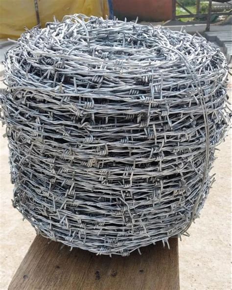 Galvanized Stainless Steel Barbed Wire Wire Diameter 2 Mm At Rs 65 Kg