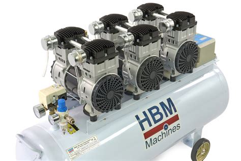 HBM 6 PK 150 Liter Professionele Low Noise Compressor HBM Machines