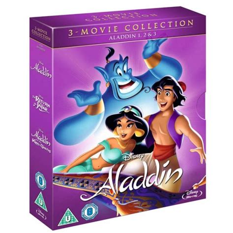 Aladdin 1 3 Movie Collection Blu Ray Import 8717418537999