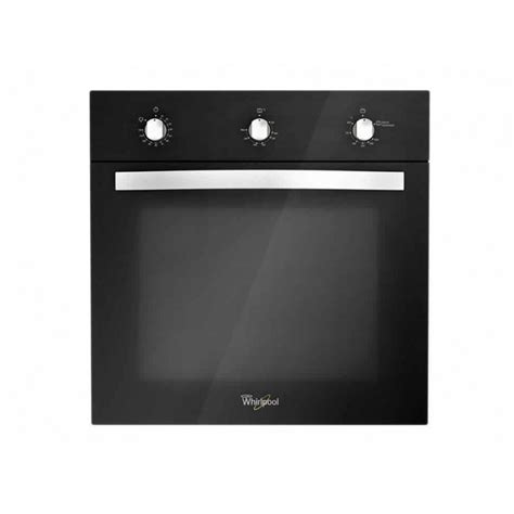 Horno De Gas Whirlpool Pulgadas Negro Woa F