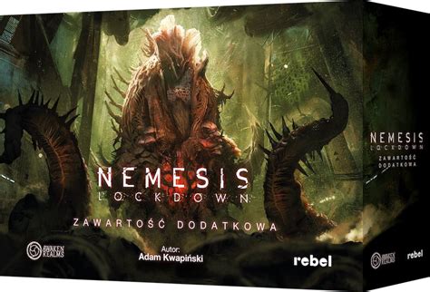 Nemesis Lockdown zawartość dodatkowa gra planszowa Rebel Rebel