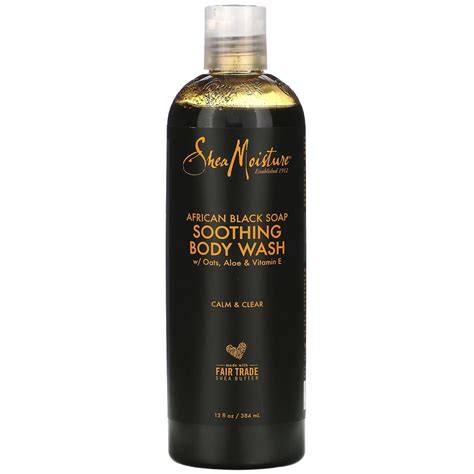 Shea Moisture African Black Soap Soothing Body Wash SỮa TẮm TrỊ MỤn