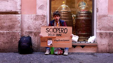 Alessandro E Il Suo Sciopero Della Fame Per Il Clima L Indifferenza