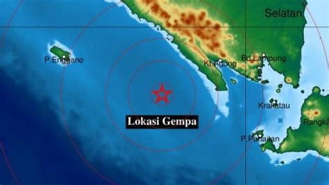 Gempa Guncang Lampung Kamis 2 Juni 2022 Terjadi Baru Guncang Di Laut