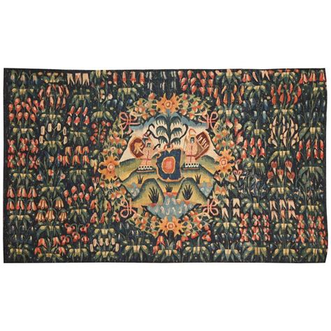 16th Century Millefleurs Flemish Tapestry For Sale at 1stDibs