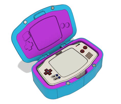 Gameboy Advance Case by Drew Heavner | Download free STL model ...