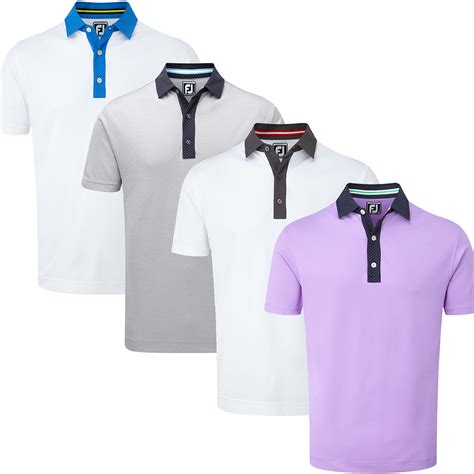 Footjoy Golf Smooth Pique Pin Dot Mens Polo Shirt Scratch