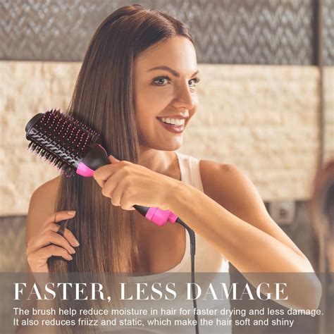 One Step Hot Air Brush 3 In 1 Hair Dryer Brush And Styler And Volumizer Multi Functional