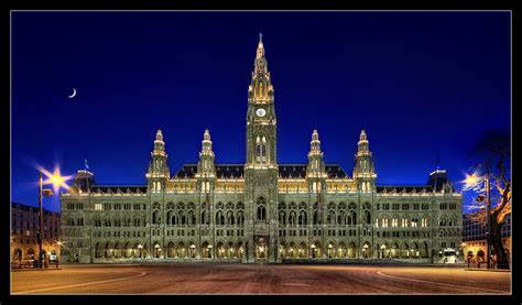 Rathaus Wien Foto And Bild Architektur Architektur Bei Nacht Motive