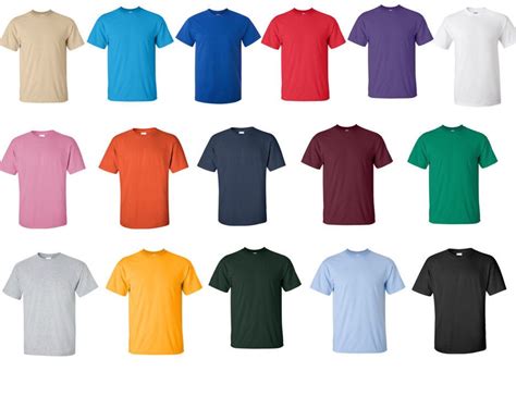 GILDAN Heavy Cotton Classic T-SHIRT Many Colors Wholesale BLANK Tee S-5XL New! | eBay | Colorful ...