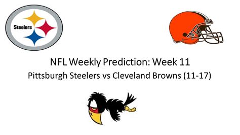 Week 11 Nfl Weekly Picks Pittsburgh Steelers Vs Cleveland Browns 11