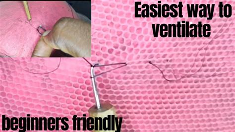 Step By Step On How To Ventilate Closure For The First Time Beginners