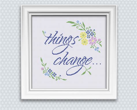 Cross Stitch Pattern Quote Cross Stitch Modern Quote Cross Etsy