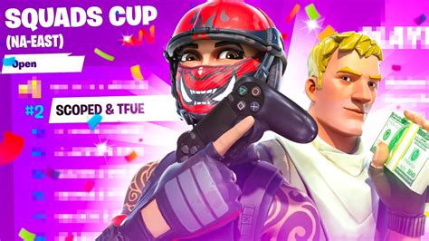 How Me Tfue Got Nd Place In No Build Cup Liquid Scoped Youtube