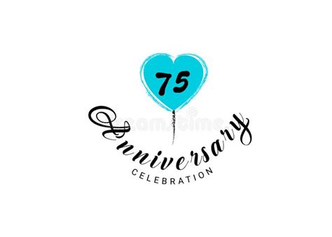 Heart 75th Birthday Banner Stock Illustrations 8 Heart 75th Birthday