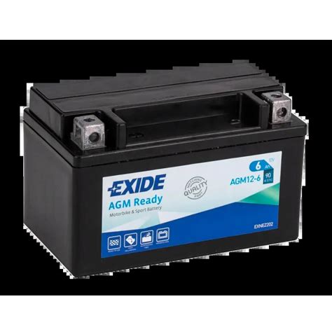 Exide Agm12 6 Bateria De Motocicleta Exide 6ah 12v