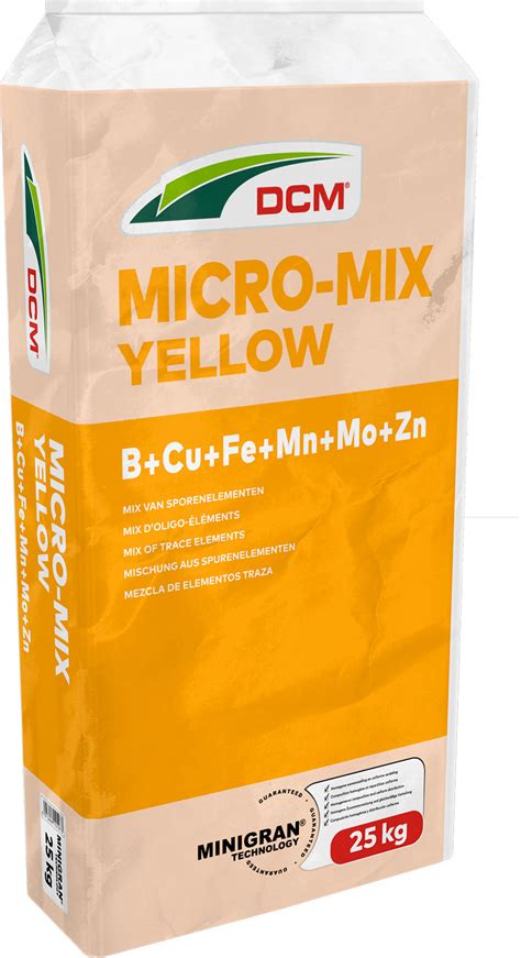 Dcm Micro Mix Yellow Kg F R Den Profi