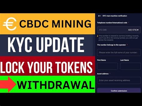 Cbdc App New Kyc Update Lock Your Tokens Technical Shahnavi Youtube