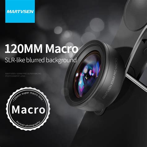 Martvsen 120mm Macro Lens Professional 5k Hd 10x Super Macro Universal