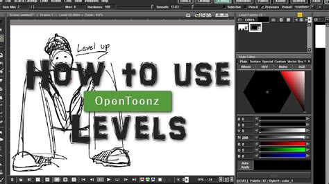 Opentoonz How To Use Levels Youtube